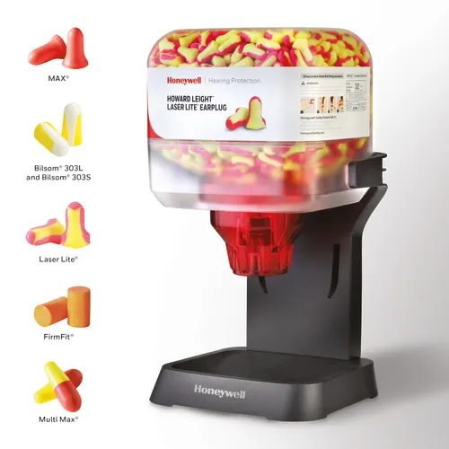 Distributeur HL400 Howard leight pour bouchons Laser Lite bi-color