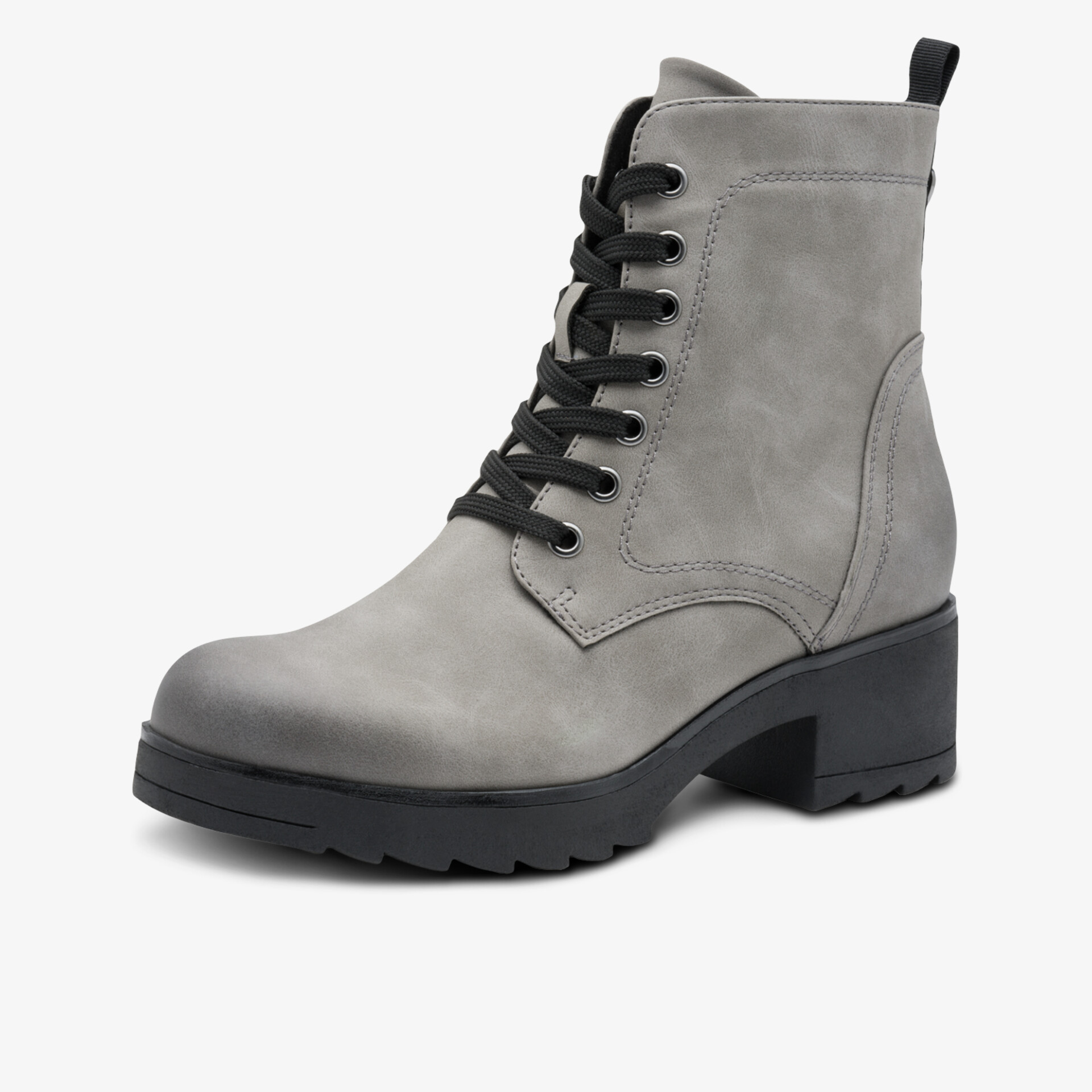MARCO TOZZI Damen Schnürstiefeletten grau