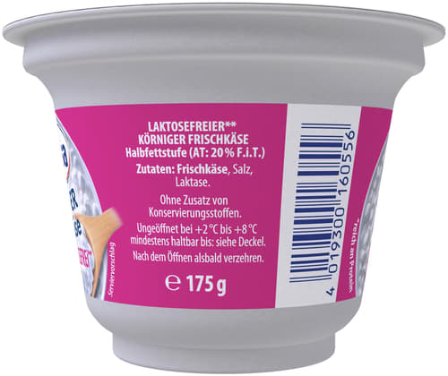 Exquisa Körniger Frischkäse Laktosefrei