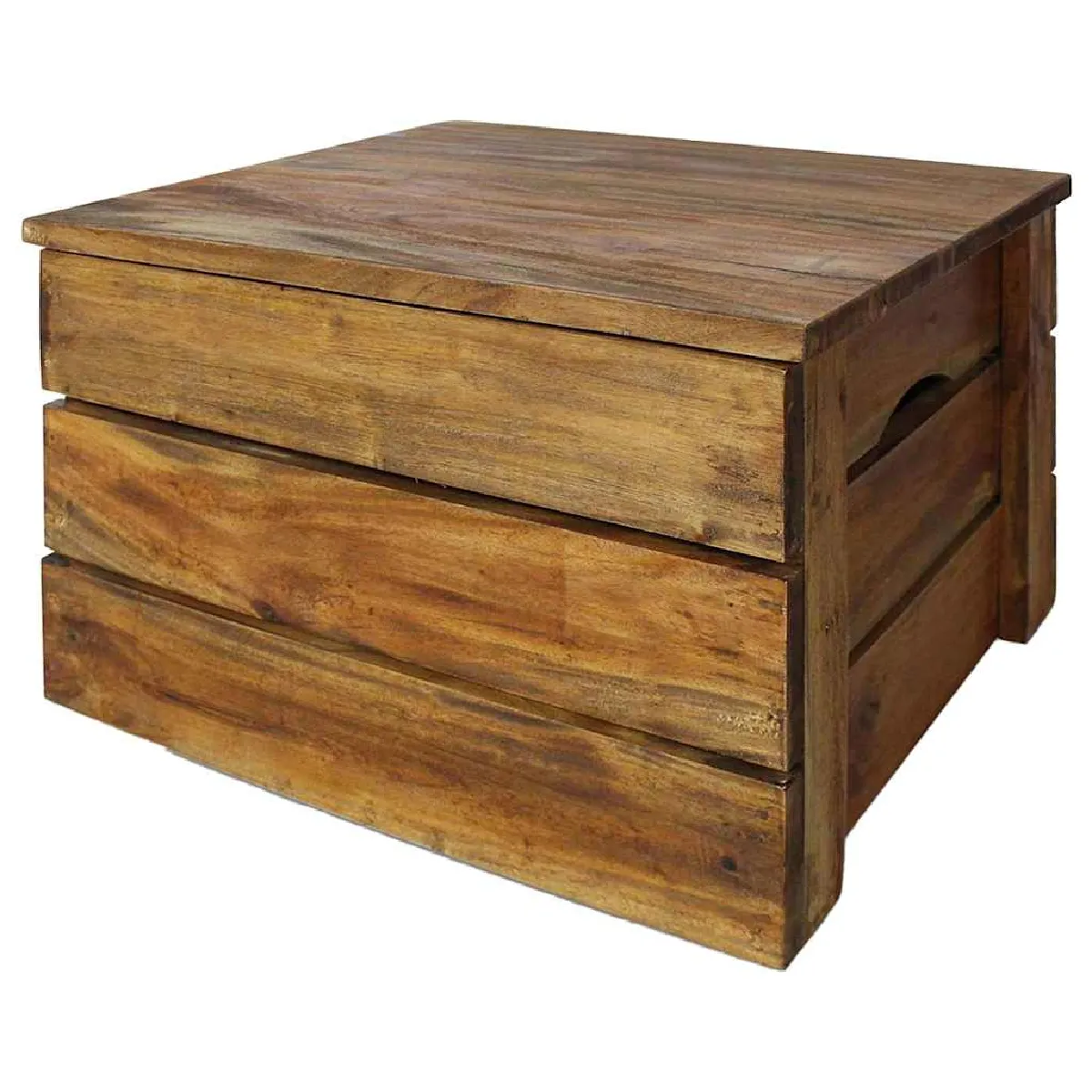 VidaXL Caisse de rangement Acajou