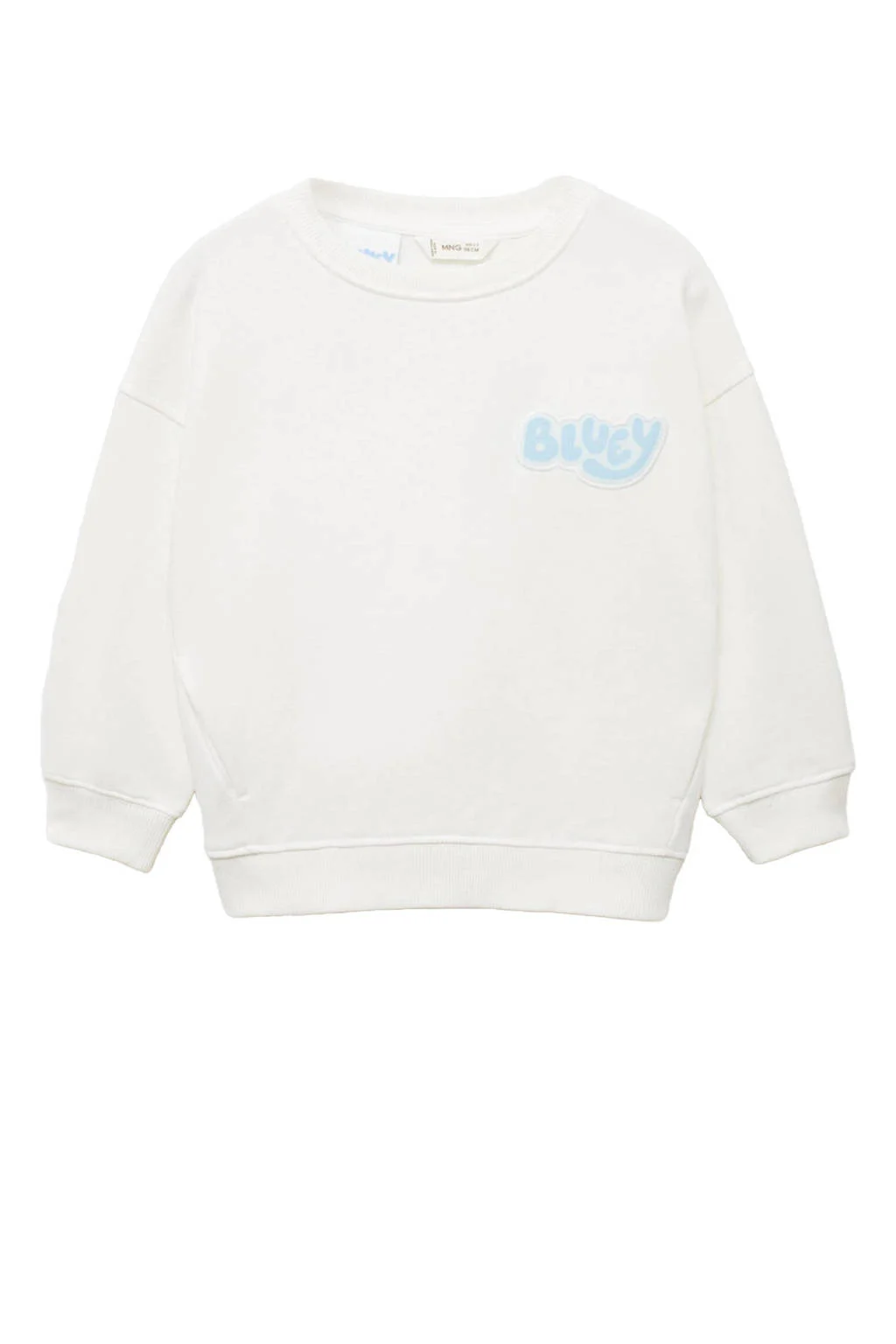 Mango Kids Bluey sweater wit