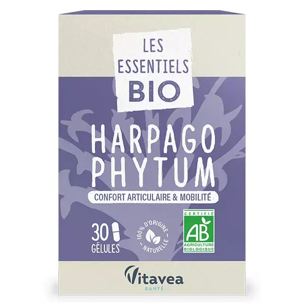 Nutrisanté Les Nutri'Sentiels Harpagophytum Orgânico 30 cápsulas