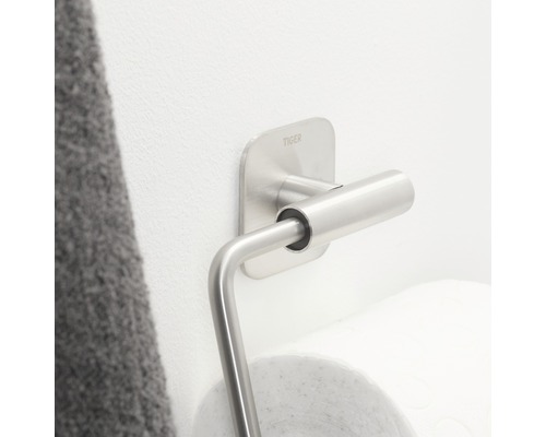 Colar toiletrolhouder, geborsteld roestvrij staal