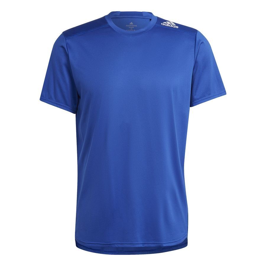 adidas T-Shirt Designed 4 Running - Bleu/Argenté