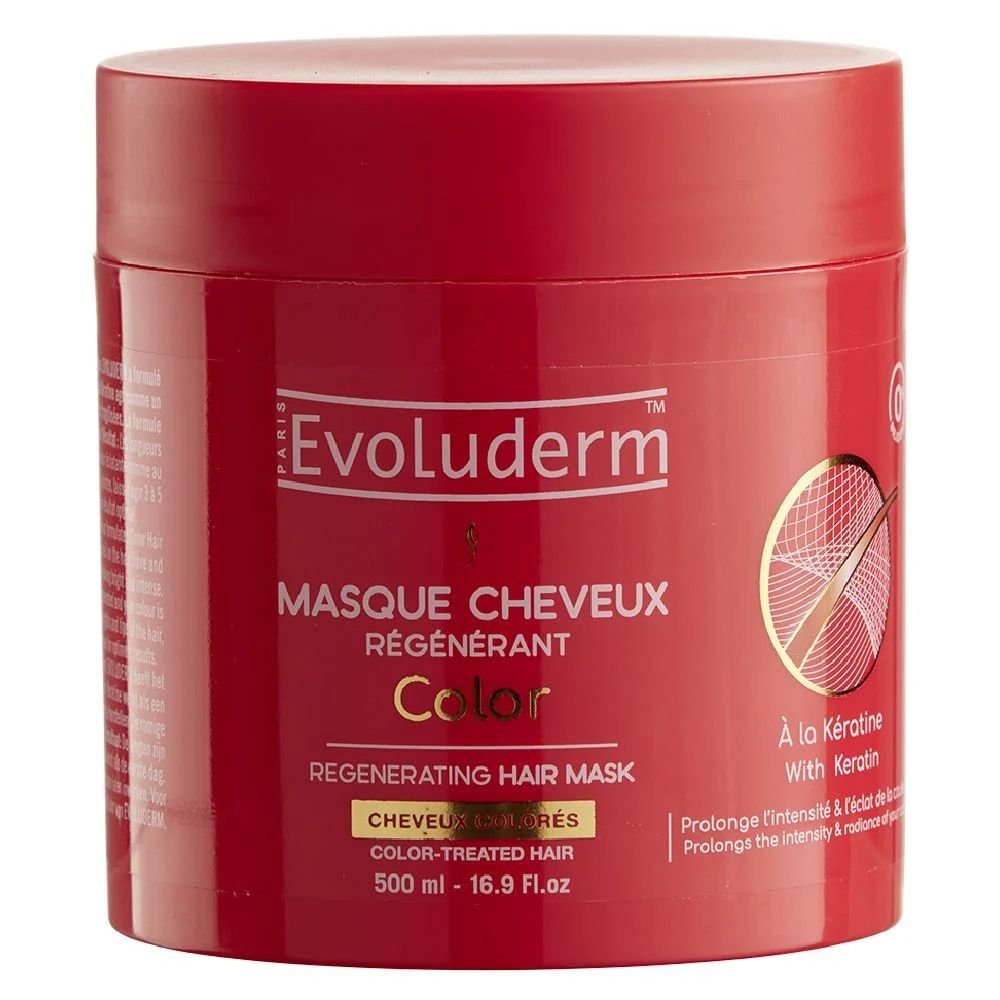 Masque cheveux colorés Evoluderm 500 ml