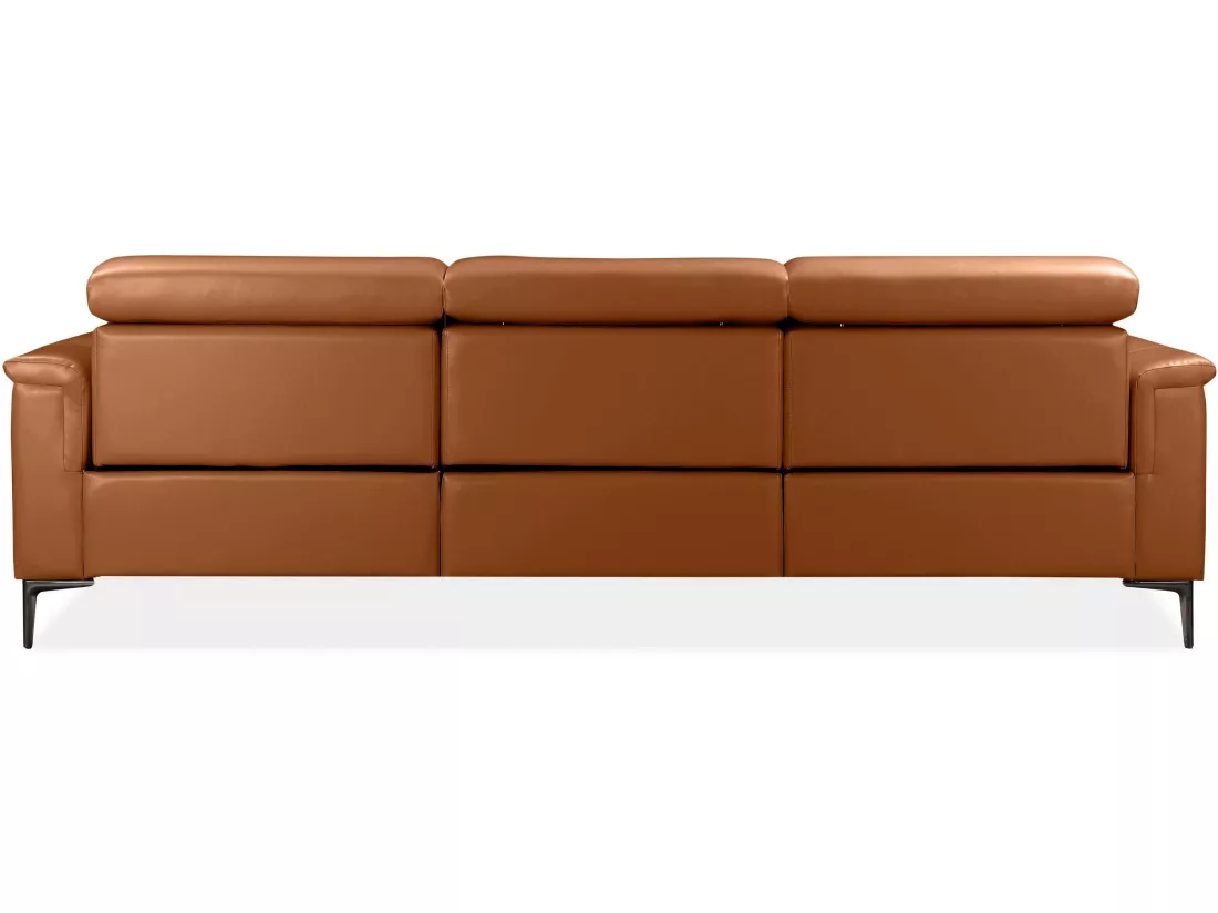 Lund 3S 1 fauteuil inclinable L Électrique Cognac