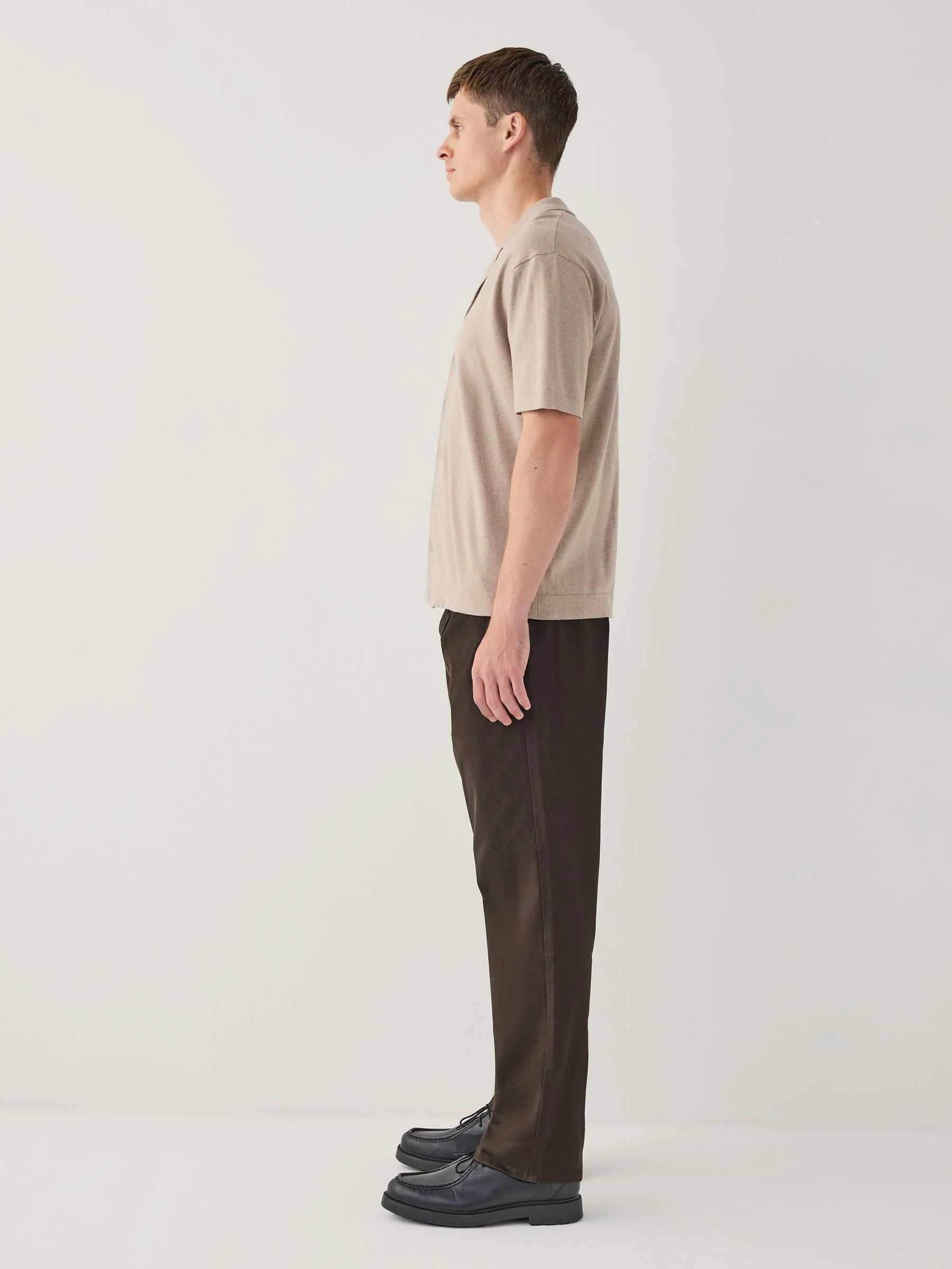 Bruin - Single Pleated Stretch Chinos Trousers