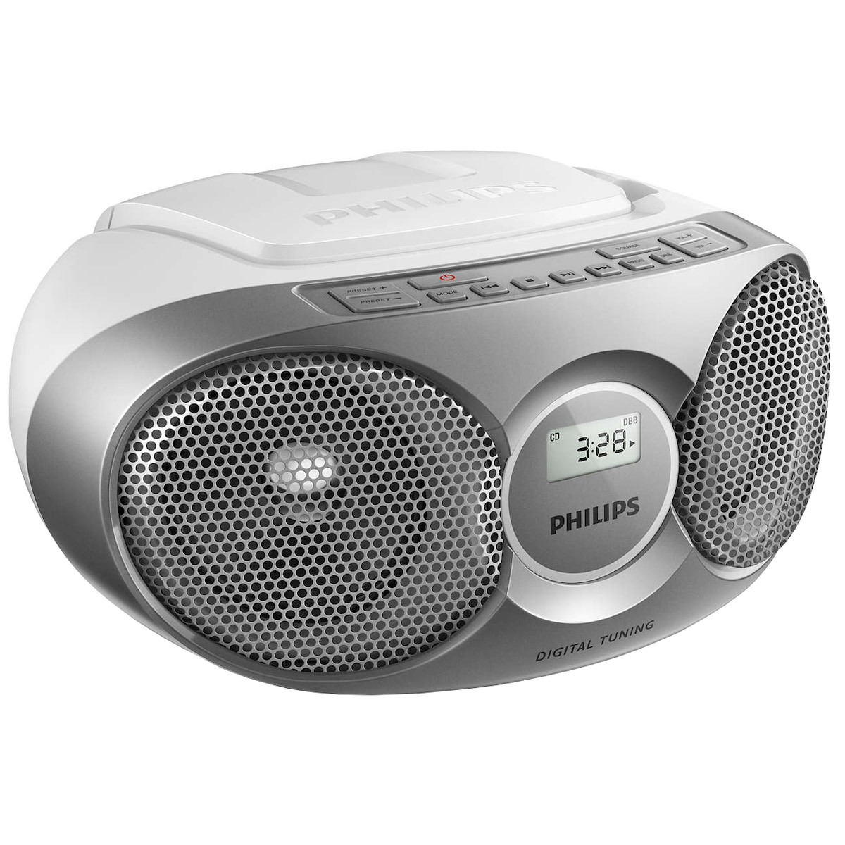 Philips CD-spiller /FM-radio AZ215S/12 (sølv)