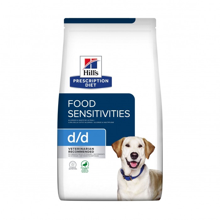 HILL'S Prescription Diet d/d Food Sensitivities au Canard - Croquettes pour chien