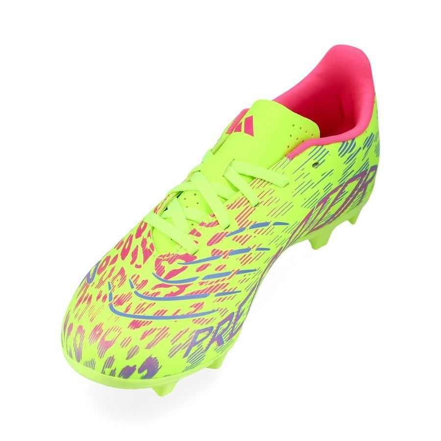 adidas Predator Club FxG Mystic Victory - Lucid Lemon/Lucid Pink/Blue Fusion