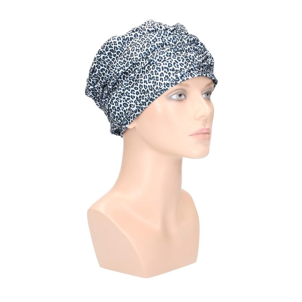 Badeturban Malu von Turbane - designs by Lofty in Silver Leopard