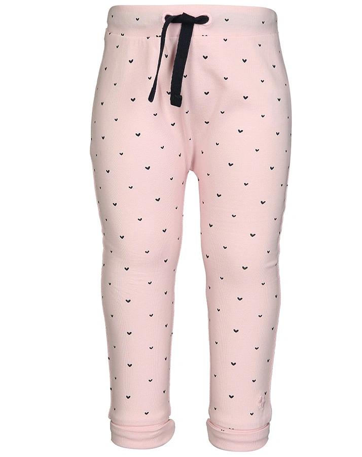 Jersey-Hose COMFORT NEENAH – HEARTS in rosa