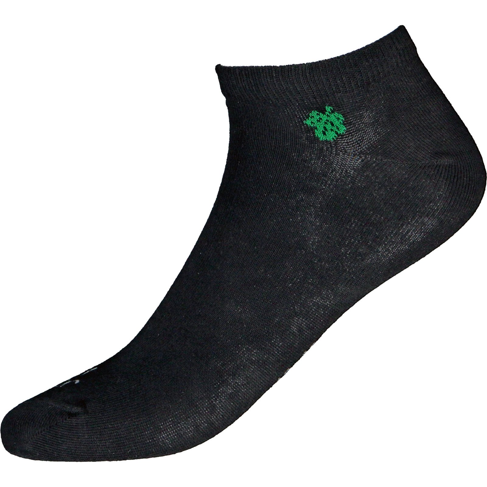 John Kiss Erwachsenen-Sneakersocken, schwarz, 10 Paar 39-42, schwarz