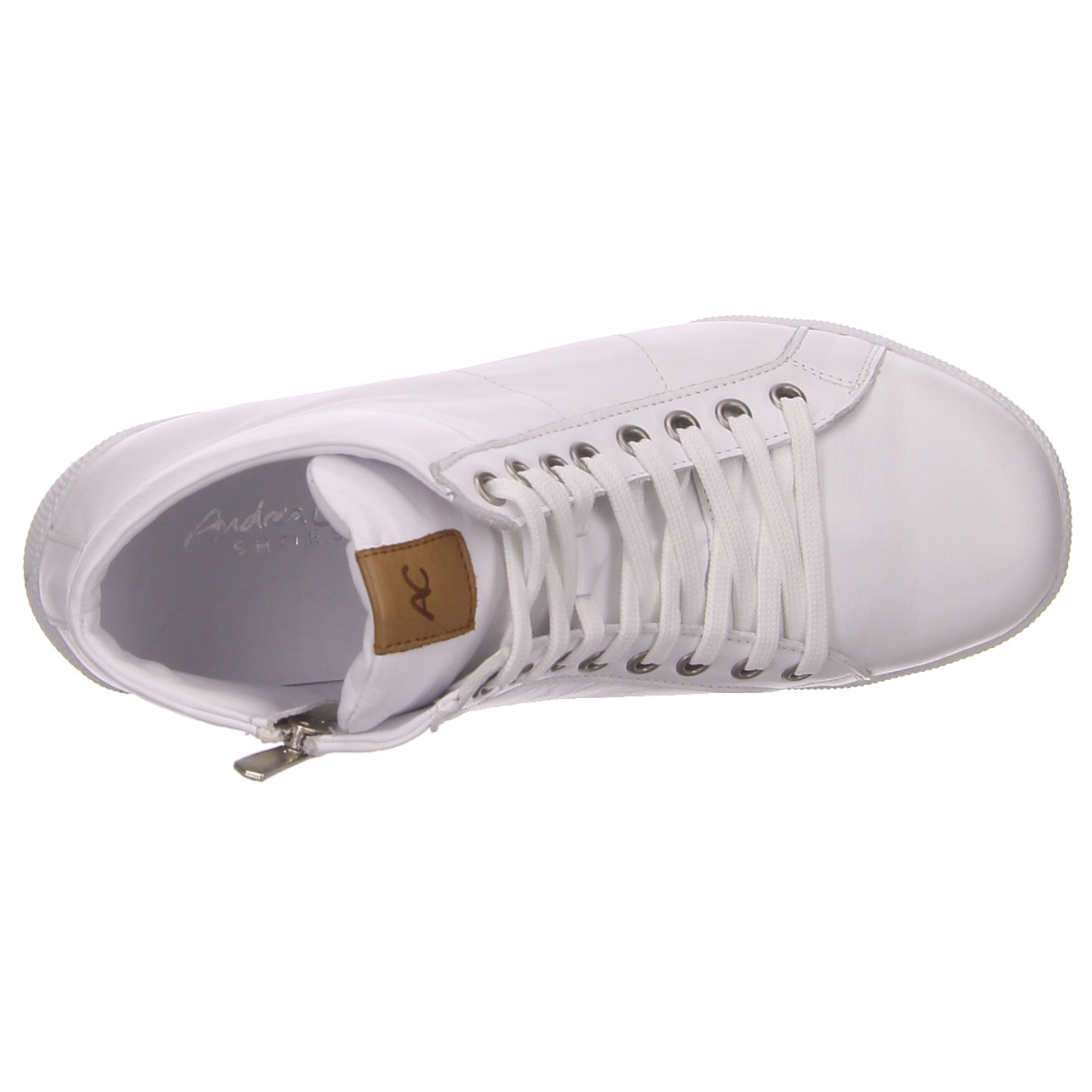 Andrea Conti Sneaker weiß weiss/weiss kombi