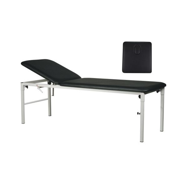 JMS Marquesa de Massagem Altura 75 cm Tom Cinza Modelo Sem Orifício Facial