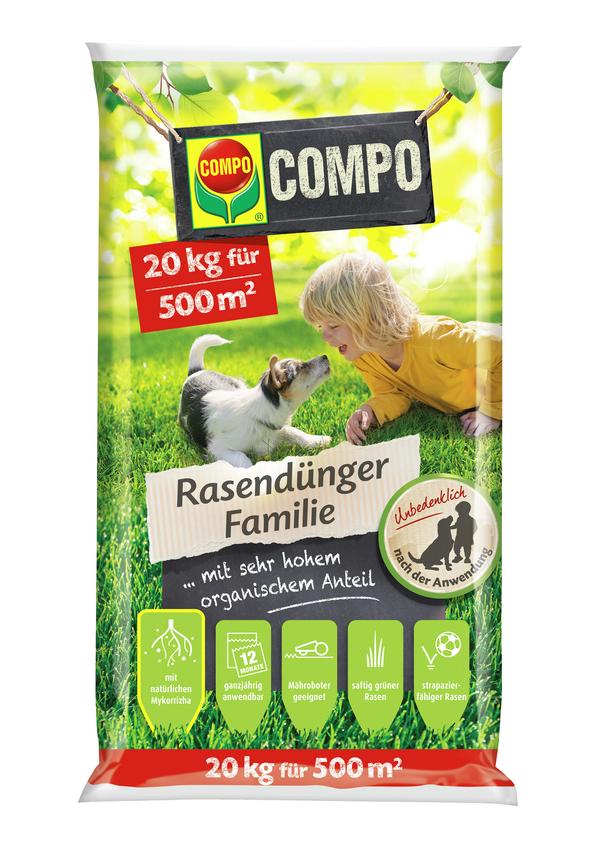 COMPO® Rasendünger Familie, 20 kg