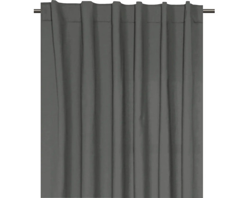 Gordijn met universele tape, canvas, taupe, 140x280 cm