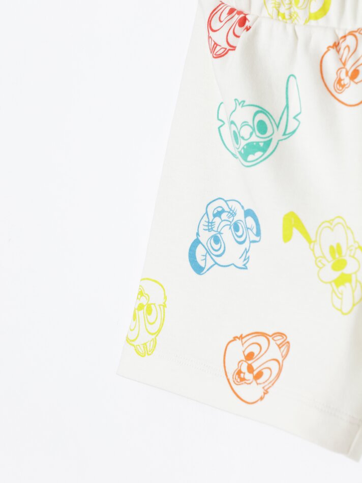 Conjunto de pijama de duas peças com estampa do Mickey Mouse ©DS - Off-White