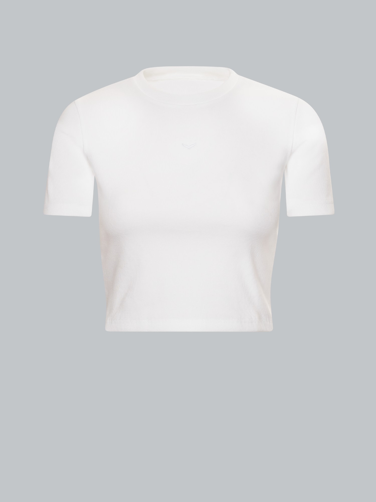 Modisches Crop-Top Weiss