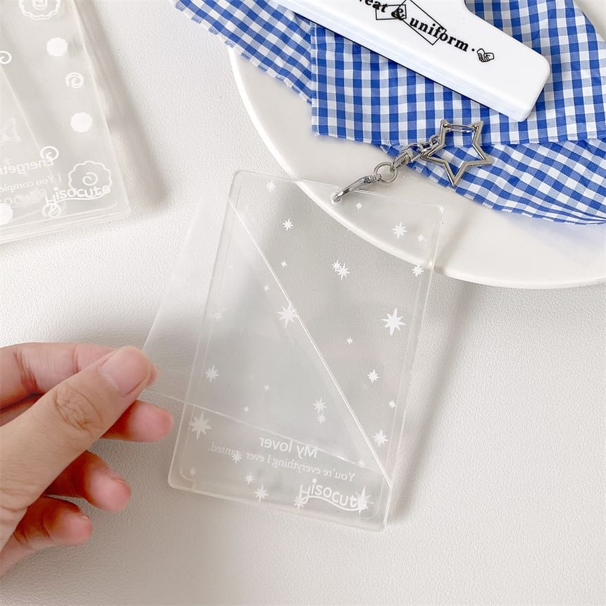 CaDarr - Print Acryl Kaarthouder Tashanger Sleutelhanger (Diverse Ontwerpen)