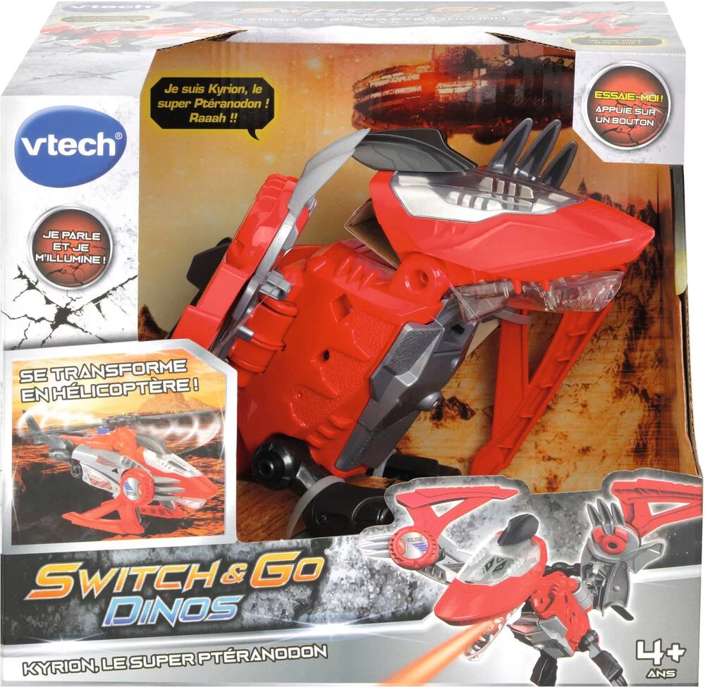 SWITCH & GO DINOS - KYRION SUPER PTERANODON - HELICO