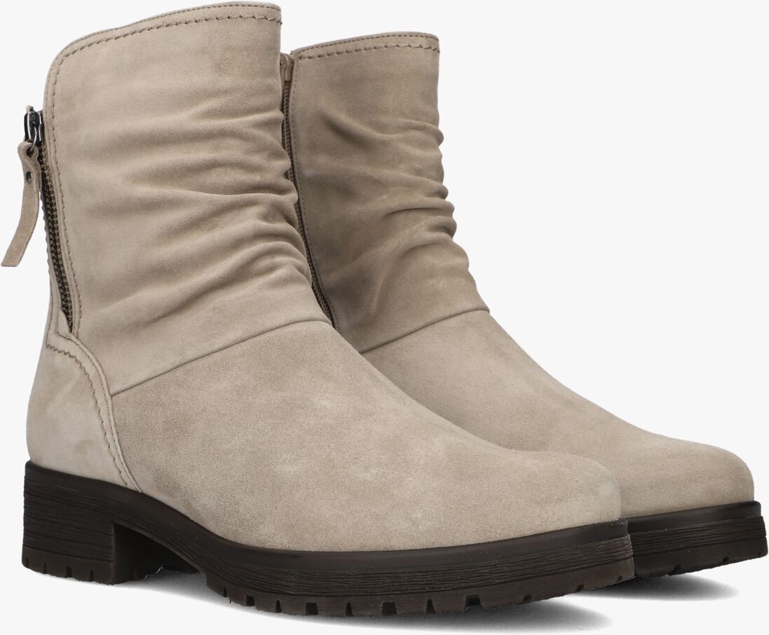 beige gabor enkellaarsjes 092
