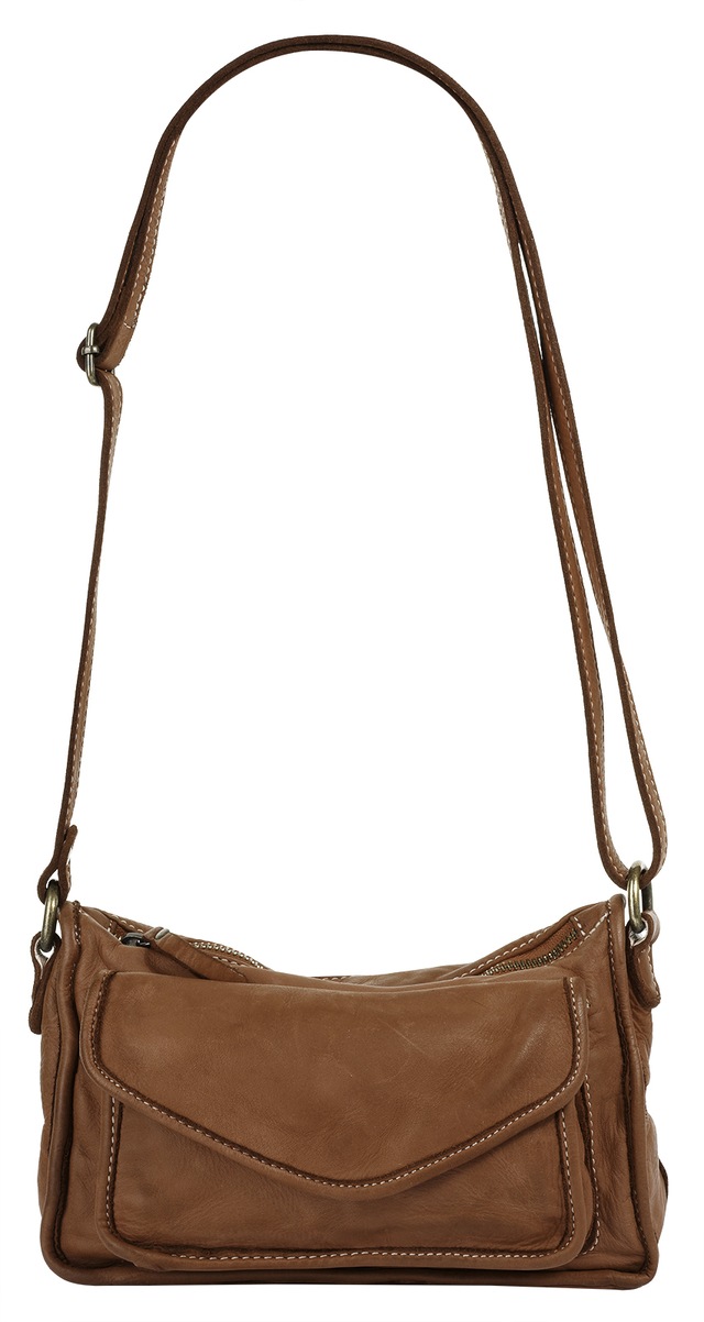 Cluty Umhängetasche echt Leder, Made in Italy