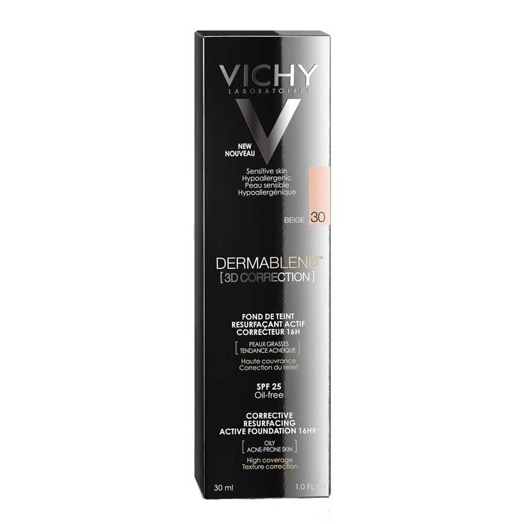 Vichy Dermablend 3D Correction Make-up 30 Beige, 30 ml