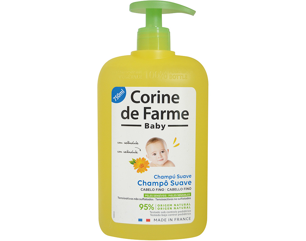 CHAMPÔ BEBÉ CORINE DE FARME PELES SENSIVEIS 750ML