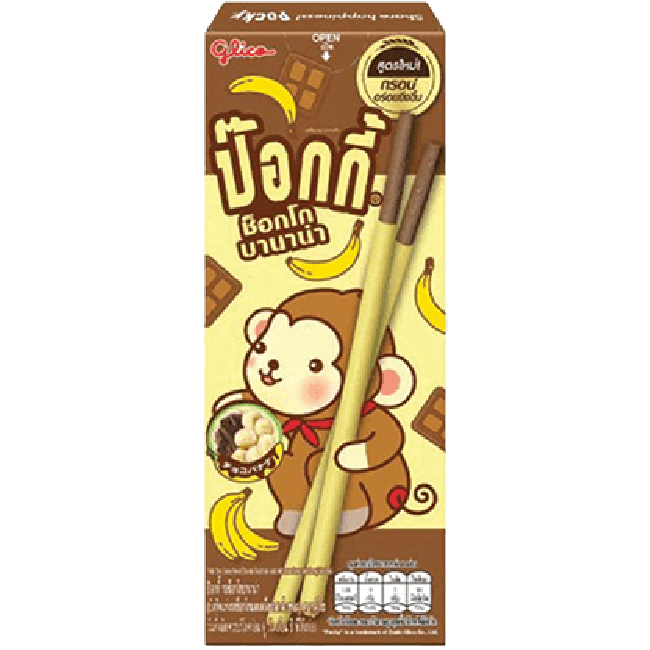 Glico Pocky Chocolade Bananensmaak 25g