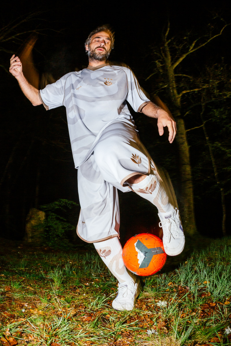 Chaussettes hautes LINES - Blanches