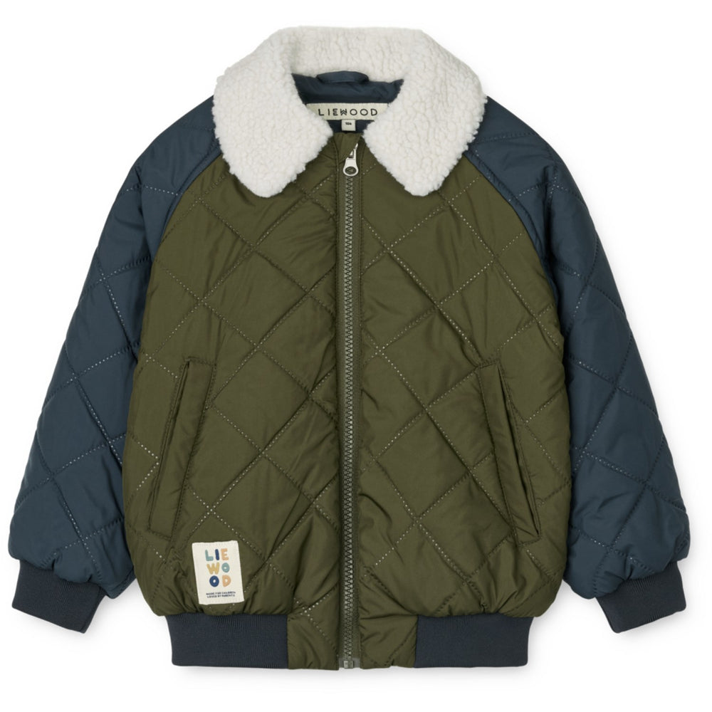Køb LIEWOOD Classic Navy / Army Brown Mira Termojakke