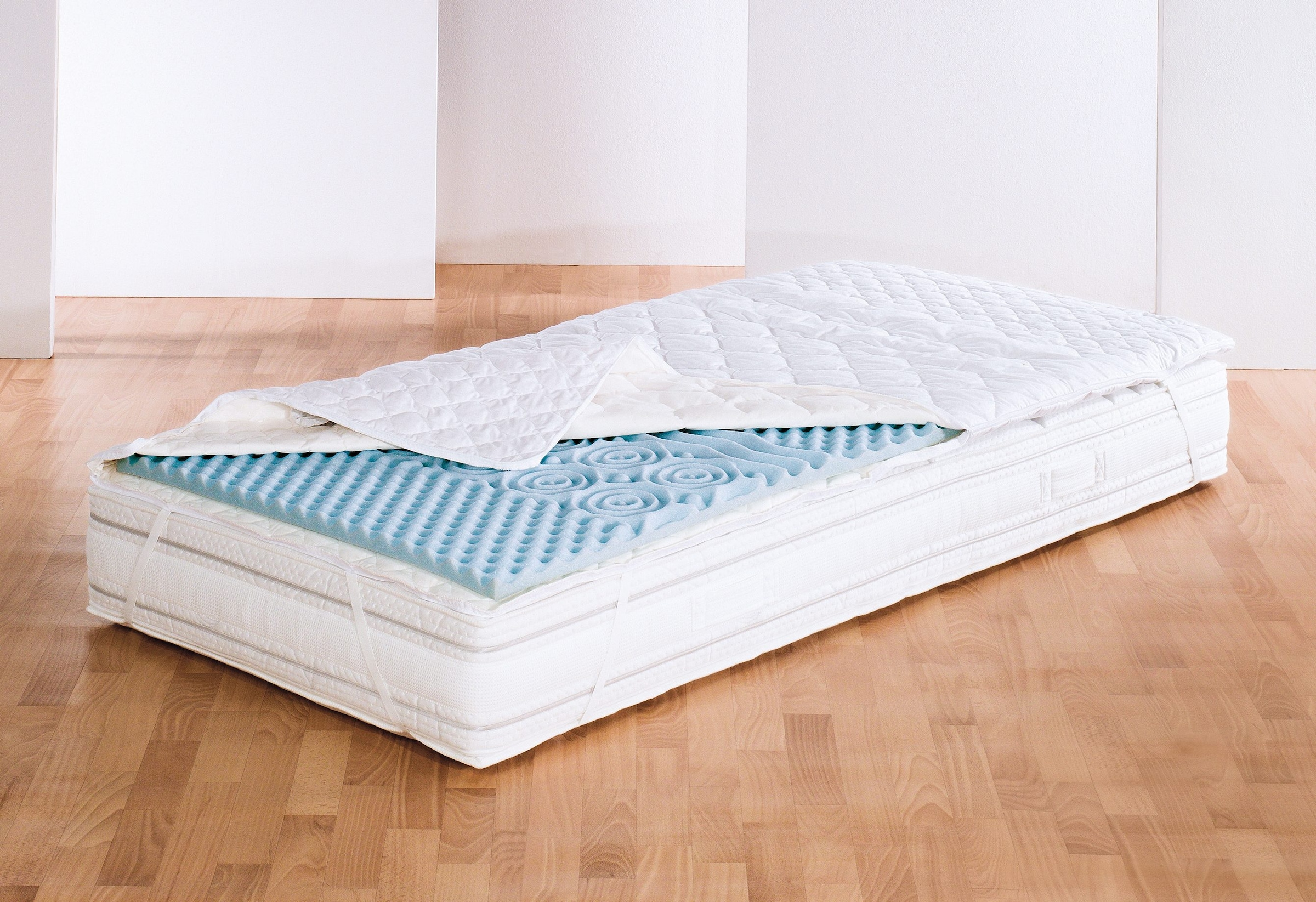 my home Topper »Fantasy, 7 Zonen Topper in 90x200, 140x200 cm und weitere Grössen« Ideal für Boxspringmatratzen, Baumwoll-Bezug kochfest bis 95 °C
