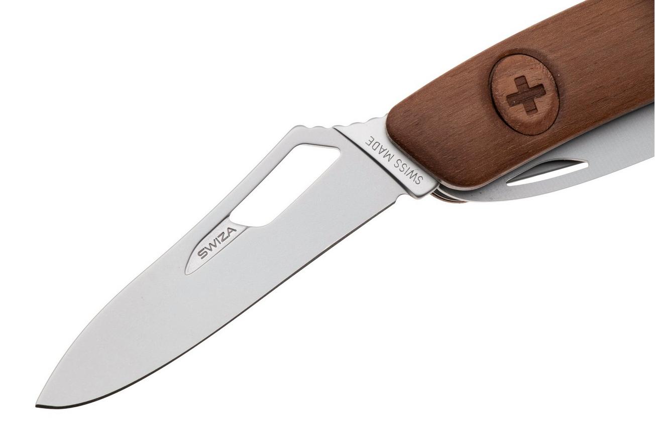 Swiza SH05 R AM, KSH.0056.6300, Walnut, Zwitsers zakmes, 7 tools