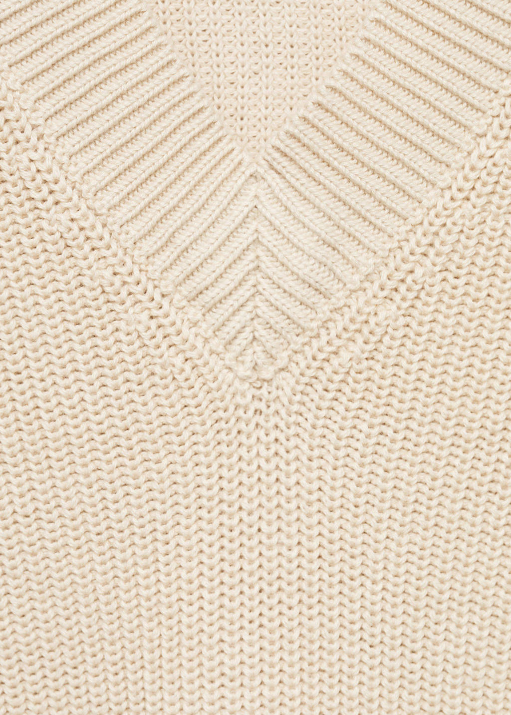 MANGO TEEN gebreide trui beige