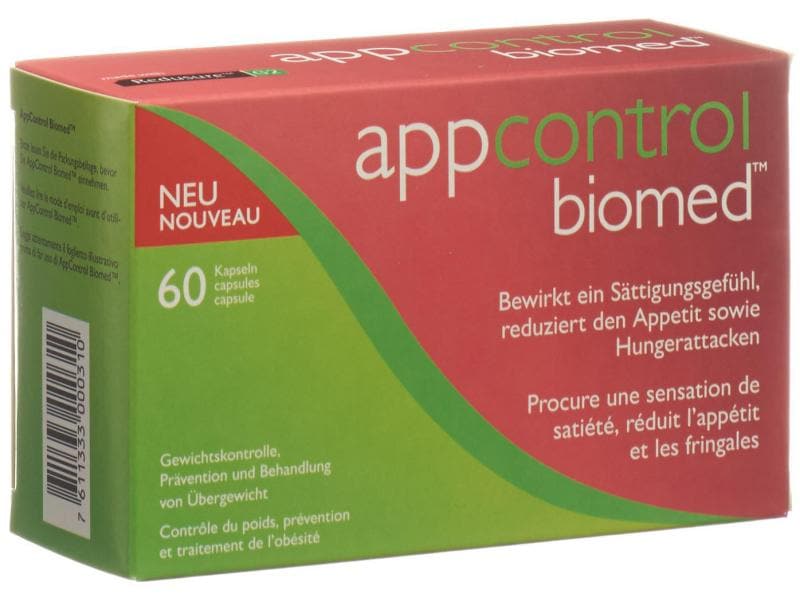 Biomed AppControl 60 Kapseln Sättigende Wirkung zur Reduktion von Appetit und Hungerattacken