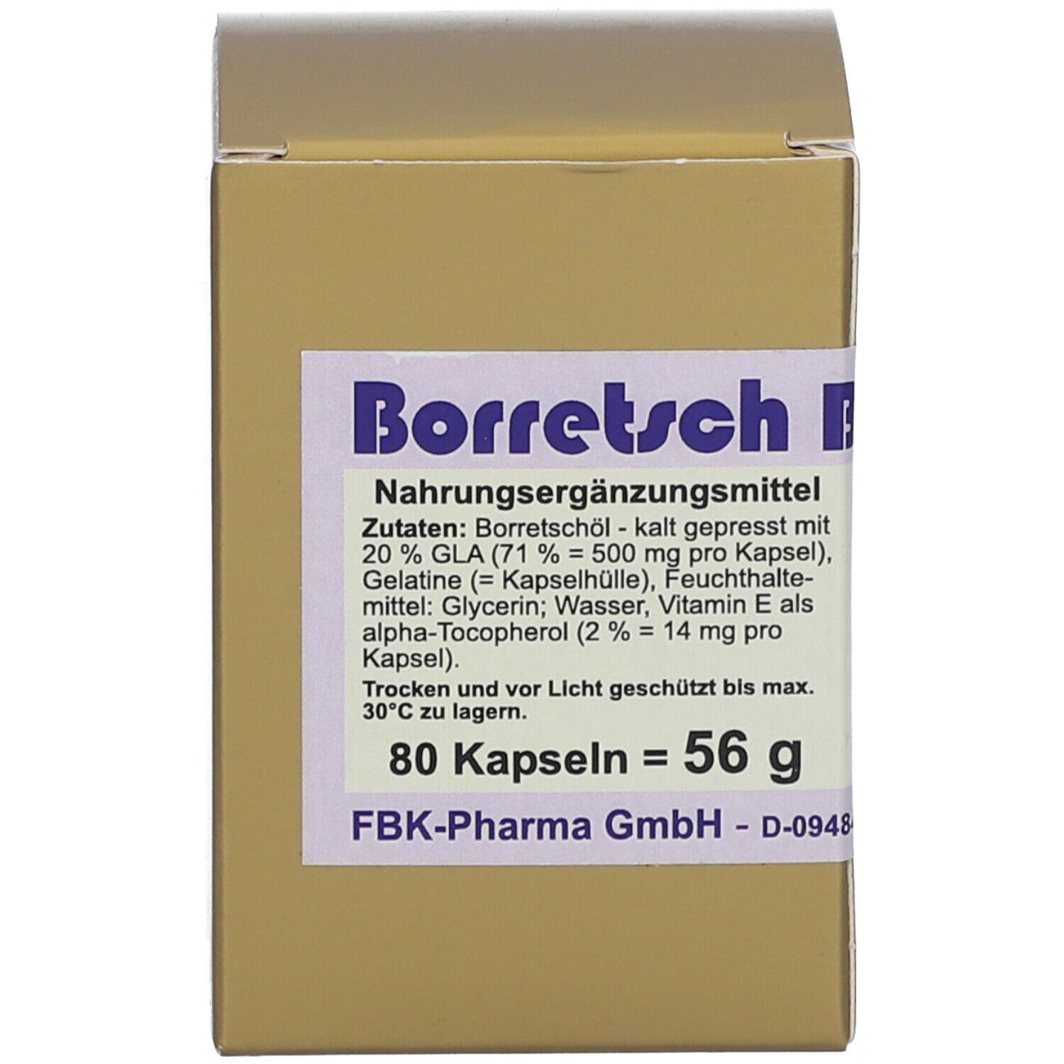 Bioxera® Borretsch 500