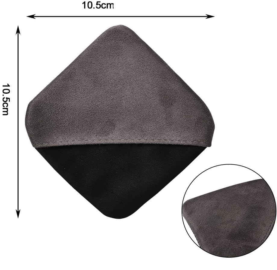 (10.5cmx10.5cm) Mikrofaser Reinigungstuch für Smartphones / Tablets / PCs - Schwarz