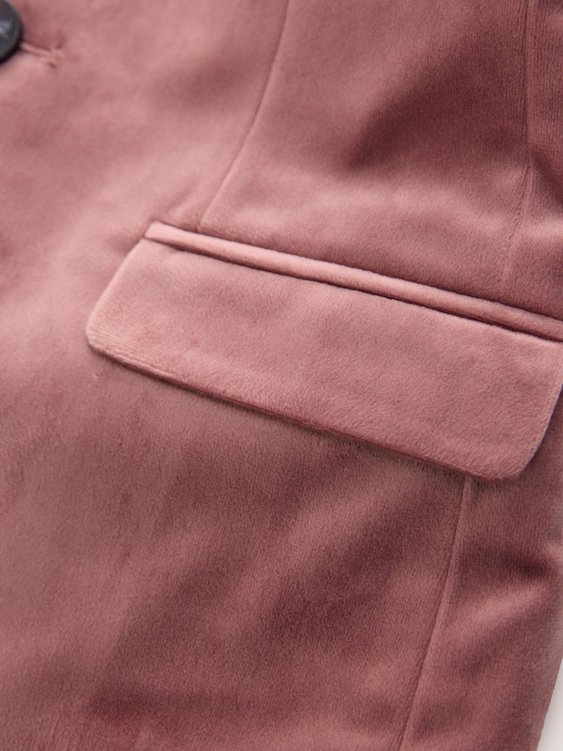 Lichtroze - Fluwelen blazer (3 - 16 jr)