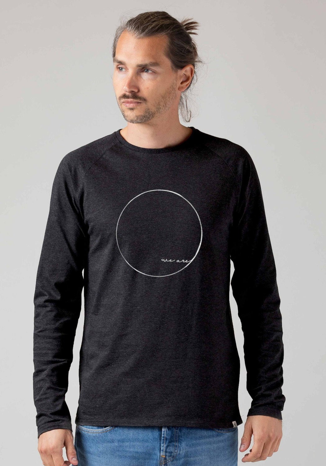 WE ARE ZRCL Herren-Longsleeve We Are Black