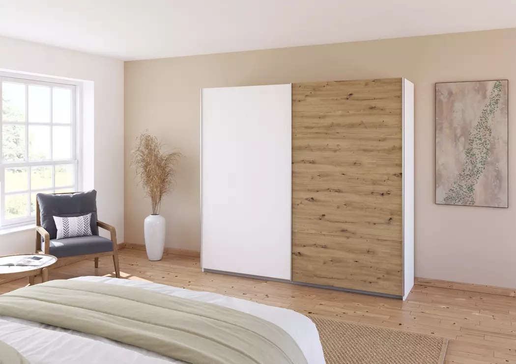 Schwebetürenschrank Quadra 226 x 210 cm