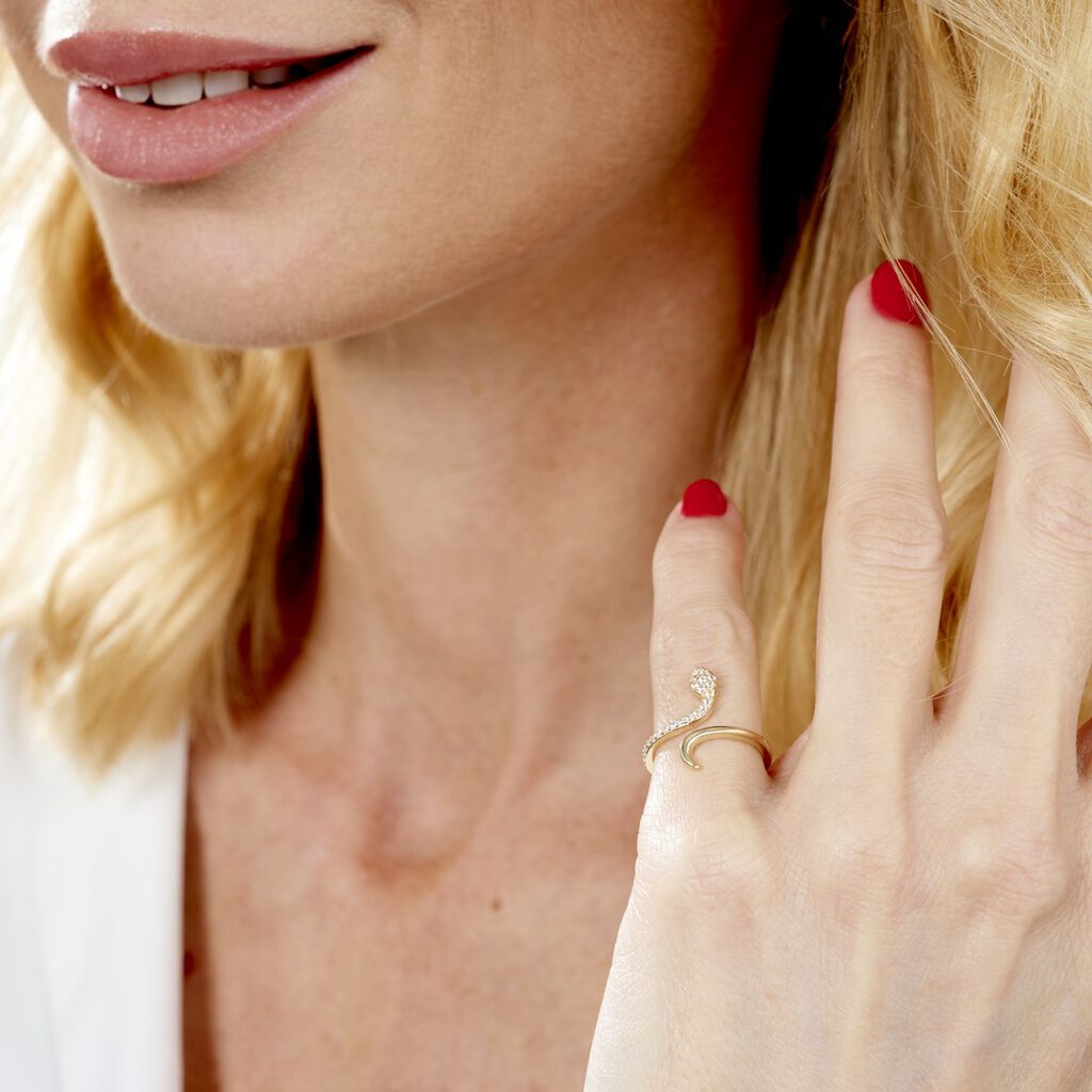 Bague Sabinka Or Jaune Oxyde De Zirconium