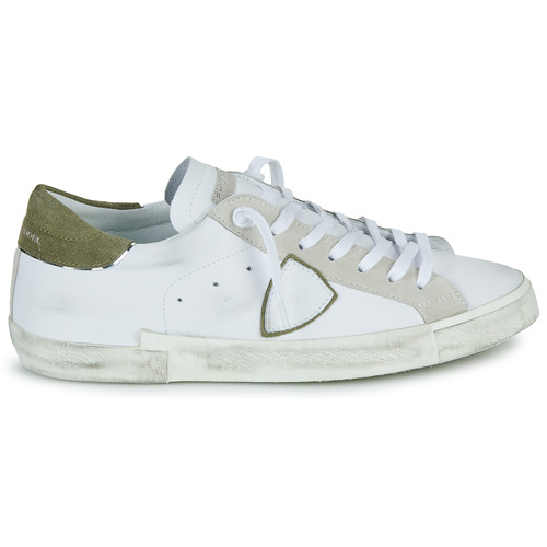 Philippe Model - PRSX LOW MAN Blanco / Kaki
