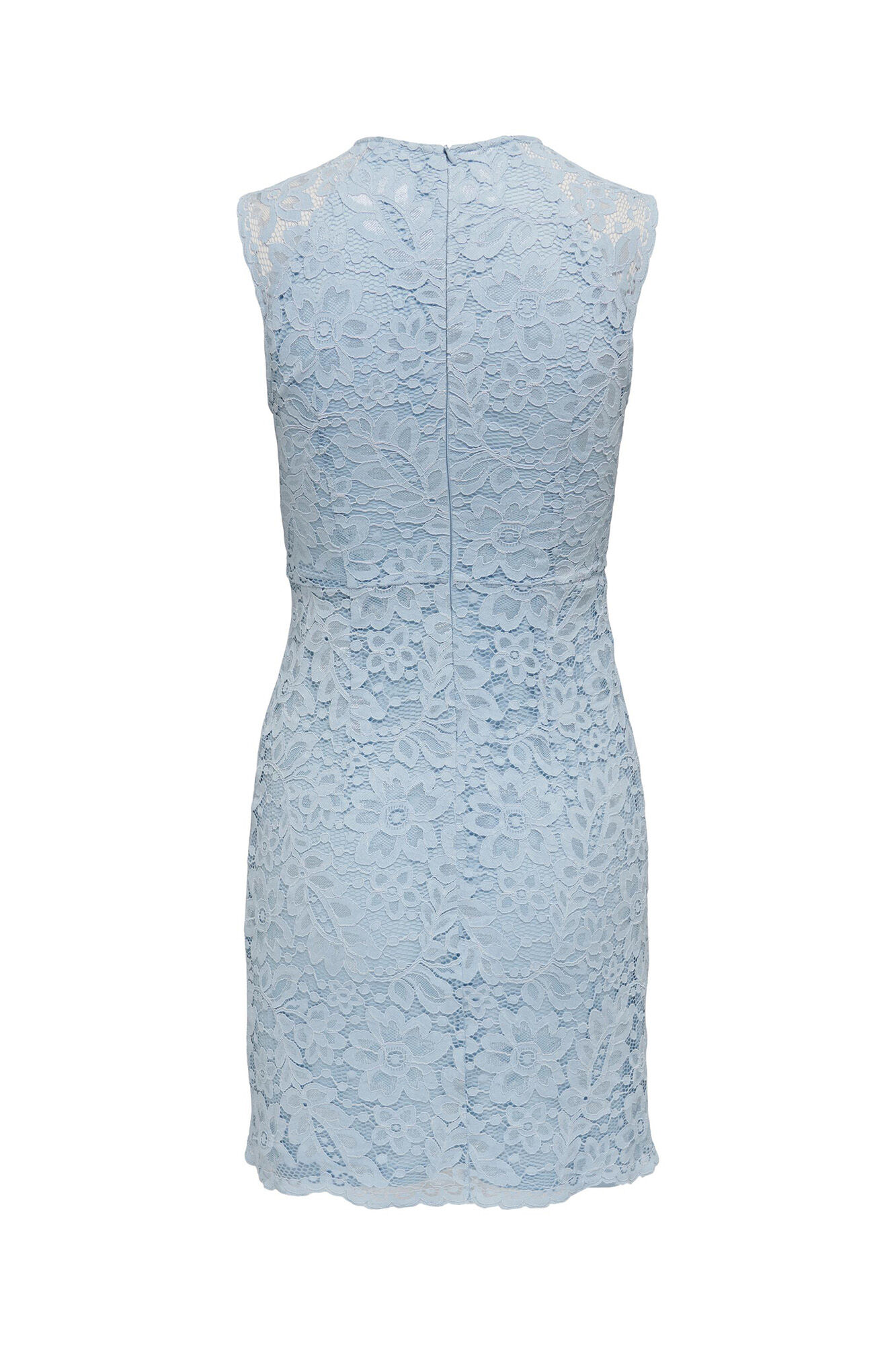 Vestido de renda sem mangas