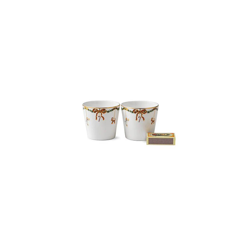 Royal Copenhagen  Stjerne Riflet serveringsskåle, 2 stk. - 30 cl