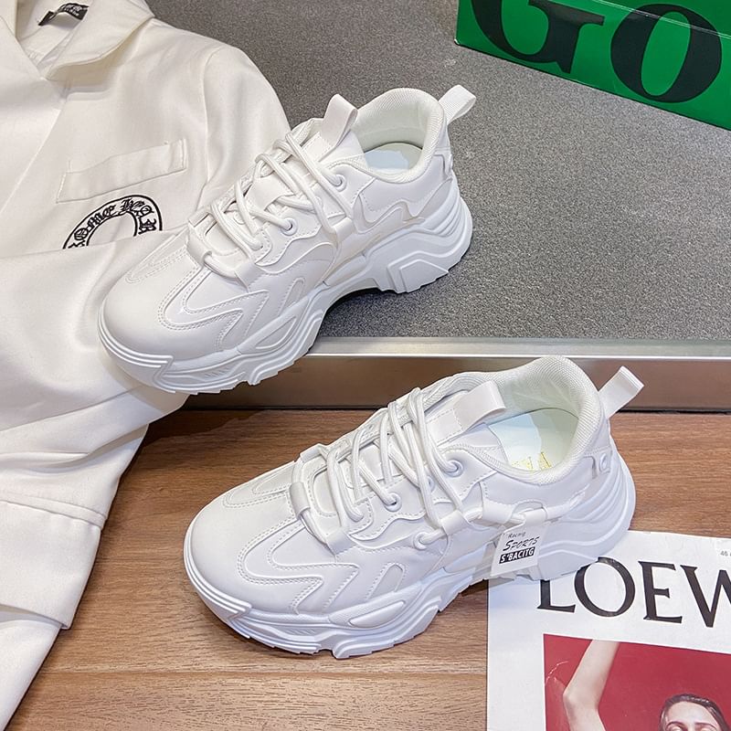 Sleeko - Veterschoenen met sleehak