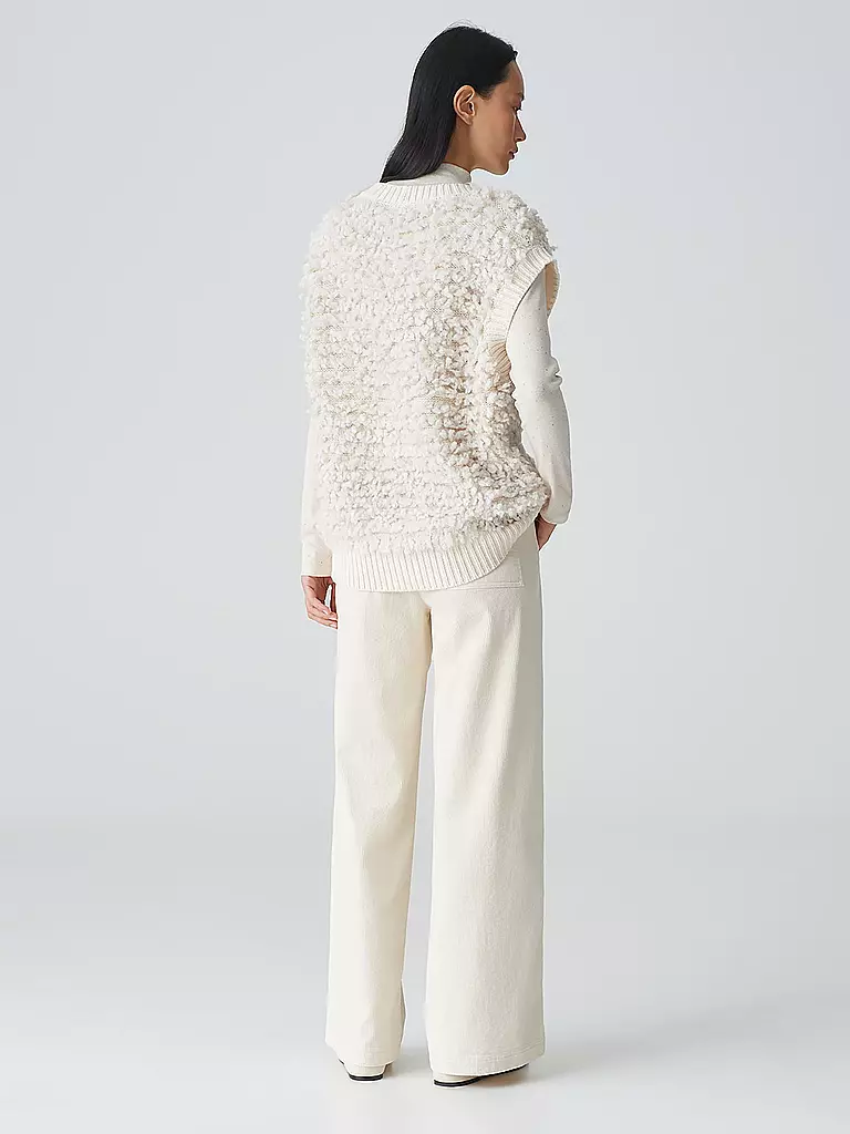 OPUS Strickjacke DELUDA creme
