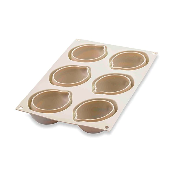 Moule silicone 6 mini gâteaux Delizia al limone Silikomart