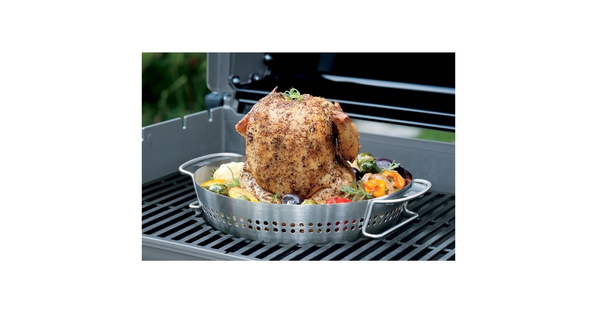 WeberGevogeltestomer grillkorf  (Roestvrij staal)