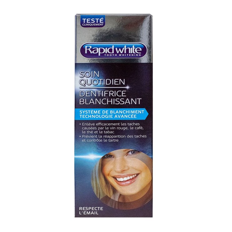 Rapidwhite dentifrice blanchissant 100ml